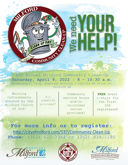 2022 Community Clean Up flyer